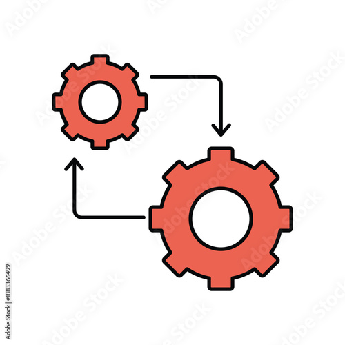 Shift  icon with white background vector stock illustration
