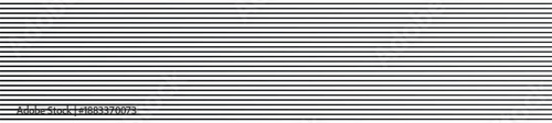 Black and white horizontal stripe pattern, perfect for backgrounds or contemporary design projects.