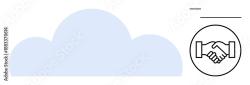 Cloud computing. Cloud computing enables secure data storage and collaboration. Cloud computing supports teamwork, business agreements, and digital transformation. Perfect for tech, teamwork