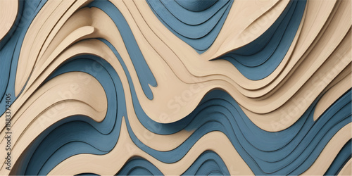 Arctic blue color wooden background
