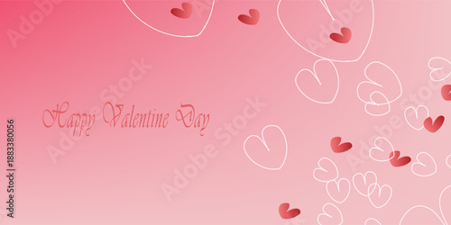 valentines day background, romantic heart valentines . bussines, flayer