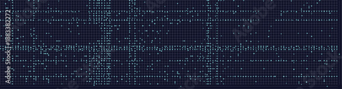 Abstract digital grid showcasing cybernetic patterns, symbolizing modern technology and networks.
