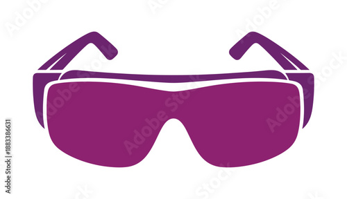 Safety Glasses Icon in Vector Design Style

