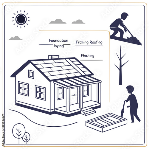 House construction process