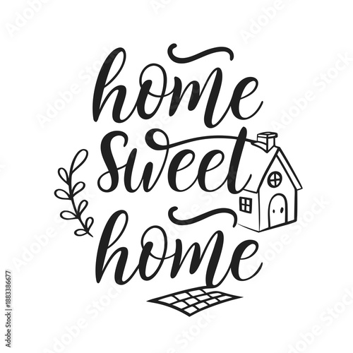 Home sweet home illustration