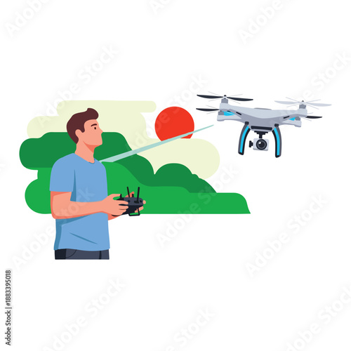 1Drone Pilot Illustration