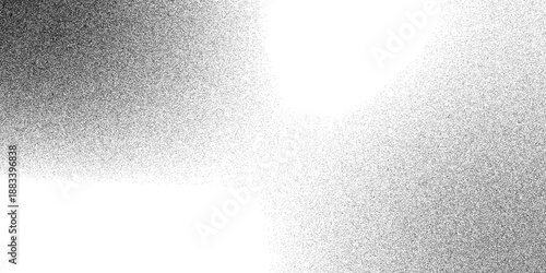 Monochrome noise halftone, grit pattern. Noise rough grungy grain brushed metal metallic effect. Holographic blend blurred smooth transitions tone empty presentation design. black grain texture