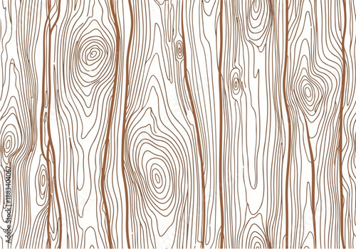 Detailed Wood Grain Pattern with Intricate Lines and Knots Natural Texture