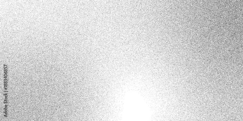 Monochrome noise halftone, grit pattern. Noise rough grungy grain brushed metal metallic effect. Holographic blend blurred smooth transitions tone empty presentation design. black grain texture