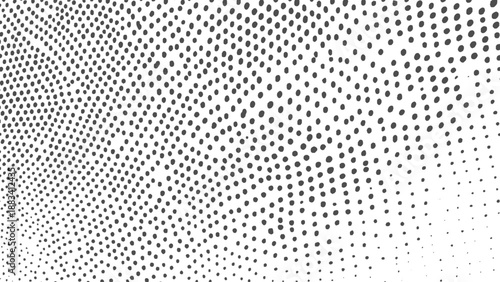 Dotted halftone gradient texture with fading polka dot pattern for comic pop art style background design