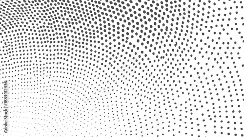 Dotted halftone gradient texture with fading polka dot pattern for comic pop art style background design