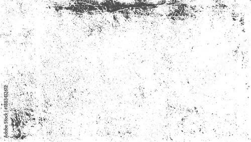 Scratched cracked grunge urban texture with dusty grain overlay isolated on white background for modern design