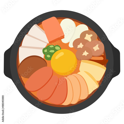 Authentic Korean Army Stew Budae Jjigae