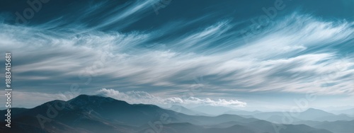 Wallpaper Mural Serene Rolling Clouds Over Majestic Mountain Range Captured in Stunning Atmospheric Style Torontodigital.ca