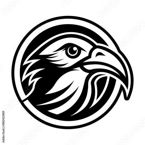 Filled style icon showing a roadrunner bird