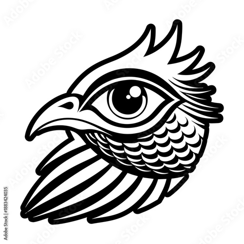 Filled style icon showing a roadrunner symbol