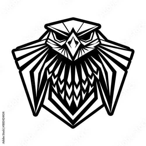Filled style icon showing an aquila symbol