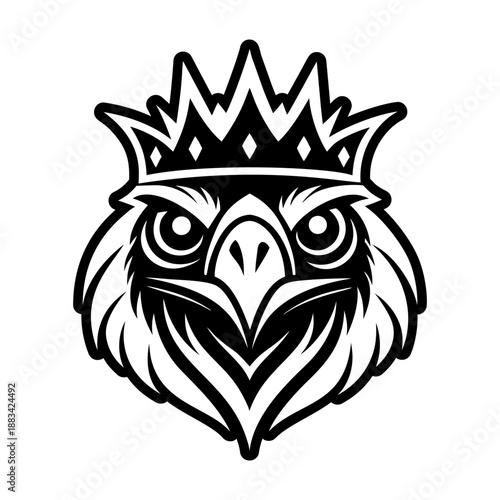 Filled style icon showing an eagle symbol