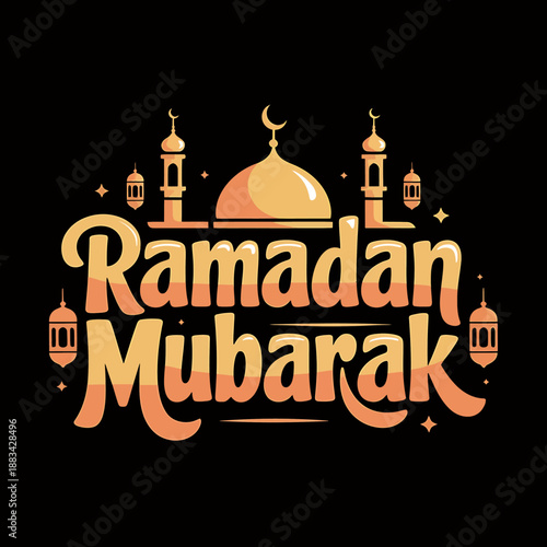 Celebrating the holy month of ramadan mubarak with joy and serenity in islamic culture