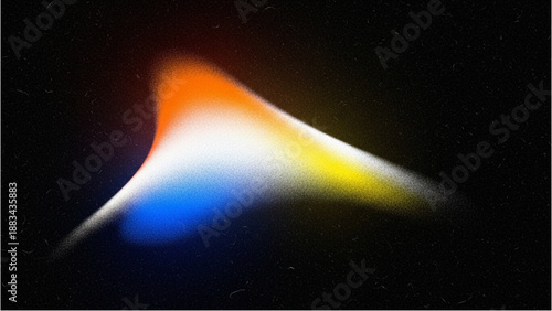 Vibrant abstract art with colorful swirling patterns against a dark background from a close-up viewpoint