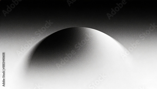 Gray grainy background, grayscale abstract monochrome noise texture, black white gradient shape, backdrop web banner header cover wallpaper design