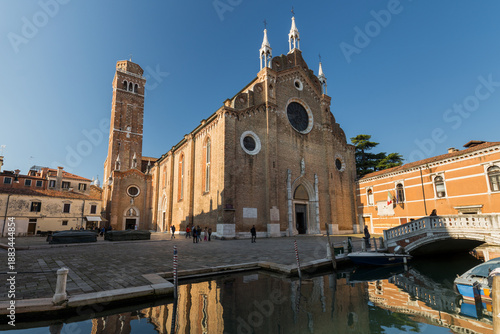 Fototapeta Parrocchia Santa Maria Gloriosa dei Frari, Sestier de San Polo, Venedig, Venetie