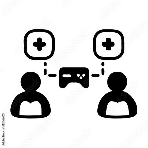 Online gaming communication setup