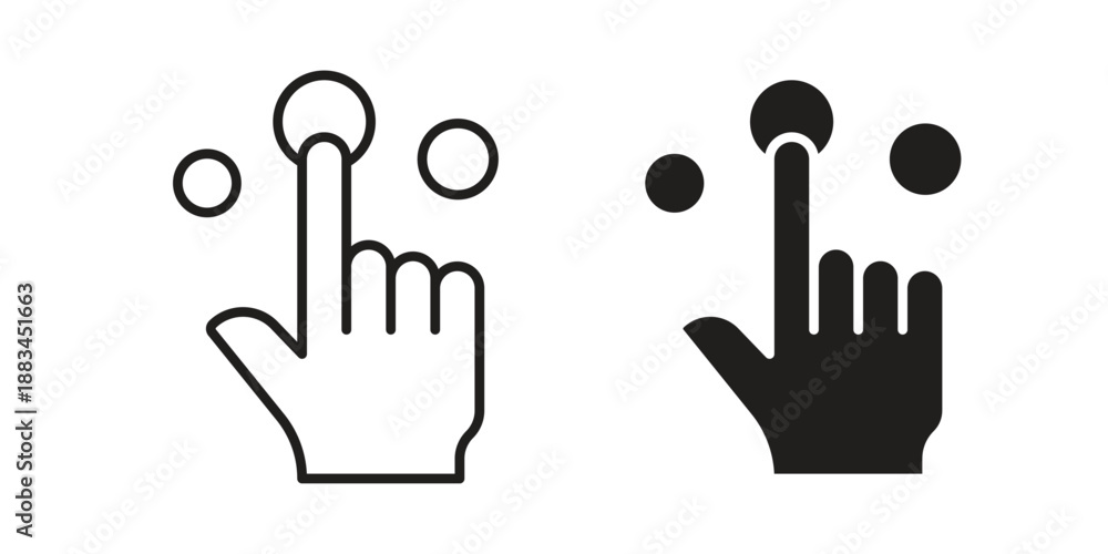 Fototapeta premium Choice icon suitable. Simple outline and solid style icon EPS10
