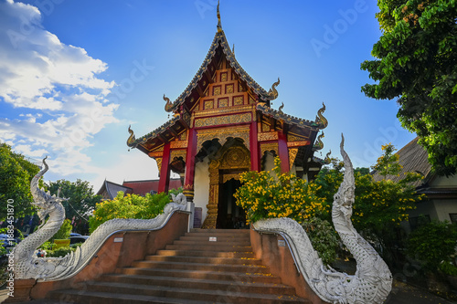 Foto Wat Chang Taem Tempel in Chiang Mai, Thailand.