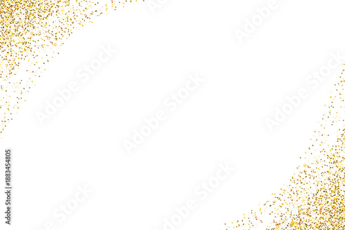 Luxury Gold Glitter Rectangle Frame Border with Sparkling Bokeh and Shiny Confetti, Elegant Festive Decoration Isolated on Transparent Background.
abstract background with golden stars