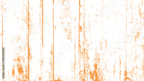 Orange scratched grunge texture on white background  abstract design element