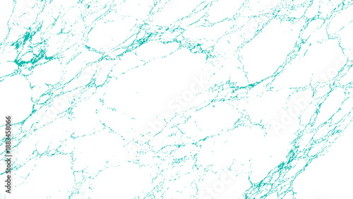 Teal marble texture with white background