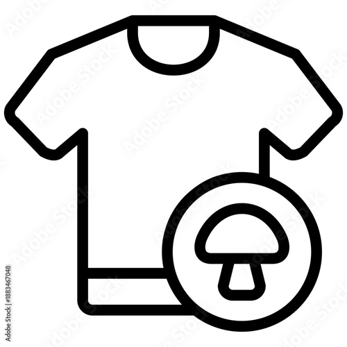 AntiFungi Cloth icon in Line Style