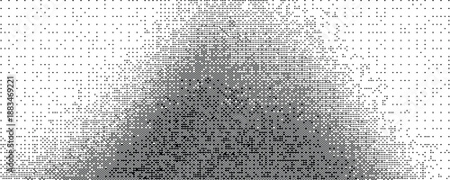 Black and White Bitmap Glitch Texture Background