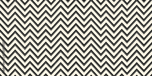Stylish black and white zigzag pattern, perfect for modern design.