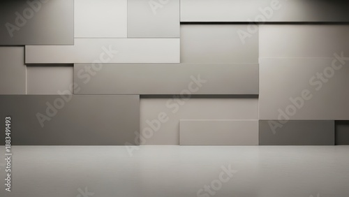 abstract geometric background with overlapping rectangular shapes and subtle grayscale tones
