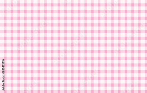 Soft pink seamless gingham pattern background