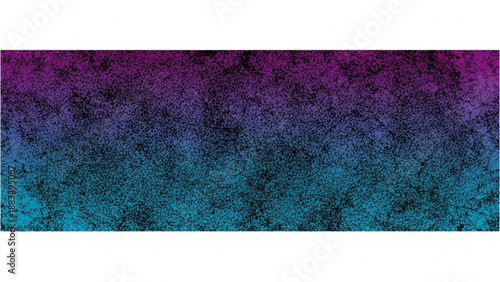 Gradual transition from purple to blue with speckled texture