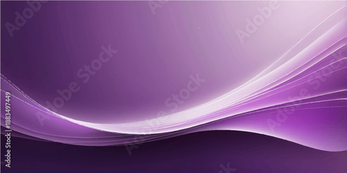 A vibrant purple and pink abstract background featuring a bright light wave design with fluid lines and colorful motion curves for a modern vector art wallpaper
