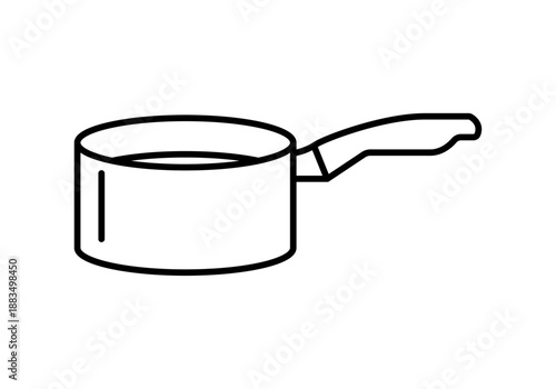 Icono de cazo de cocina con mango largo para preparar salsas