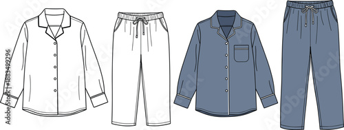Pajama sets with long sleeve shirts and pants pajamas sleepwear loungewear