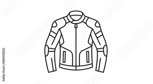 Motorcycle Jacket Icon Protective Gear for a Safe Ride