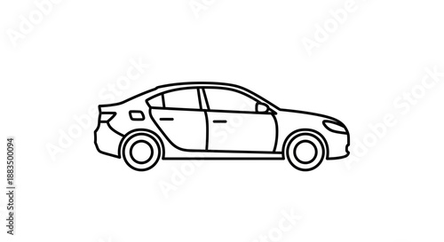 Elegant Parisian Cafe Scene Sketch Capturing European Charm with Delicate Line Art Illustration