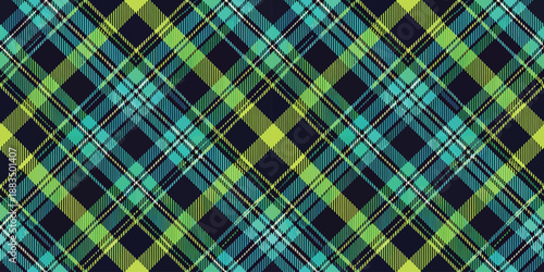 Vibrant green and blue plaid pattern for versatile design applications.