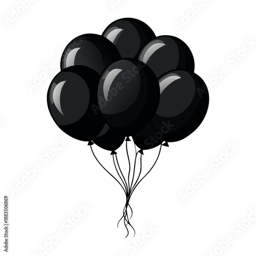 balloons tied together