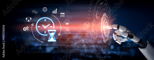Canvas Print AI assists in developing intelligent time management solutions that automate task scheduling, monitor productivity, and enhance performance optimization across digital workflows