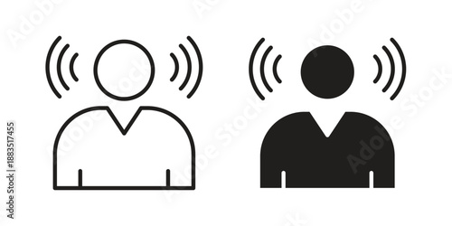 Brand awareness icon suitable symbol. Simple stock illustration stock