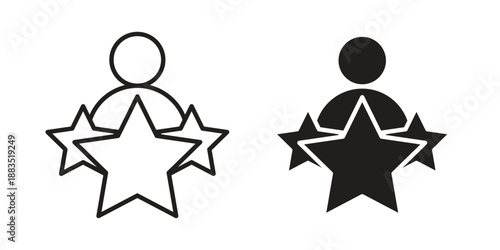 Customer satisfaction icon suitable symbol. Simple stock illustration stock