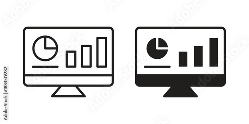 Dashboard icon suitable symbol. Simple stock illustration stock