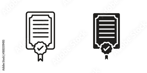 Diploma icon suitable symbol. Simple stock illustration stock